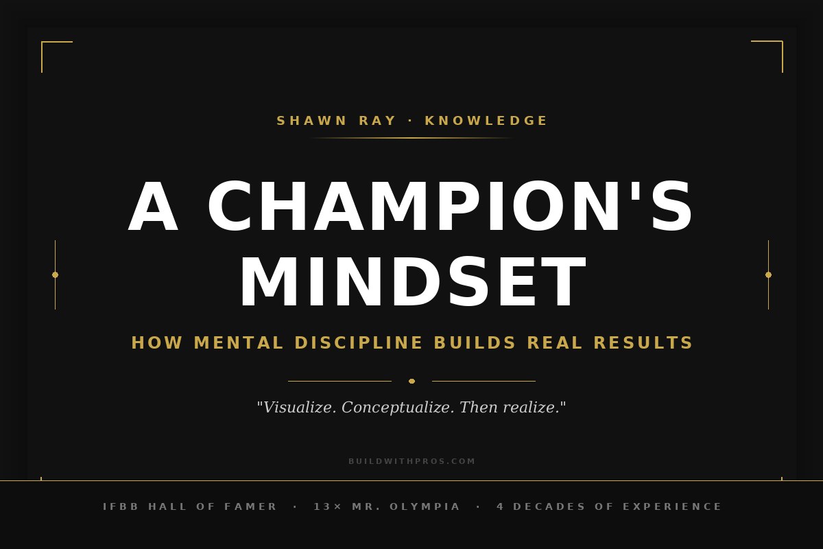 Cultivating a Champion's Mindset: How Mental Discipline Builds Real Results