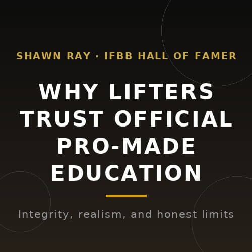 Why Serious Lifters Trust Official, Pro-Made Bodybuilding Education