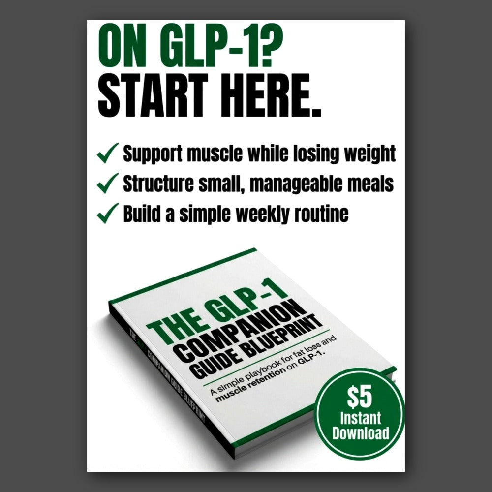 GLP 1 Meal Plan, PDF Guide