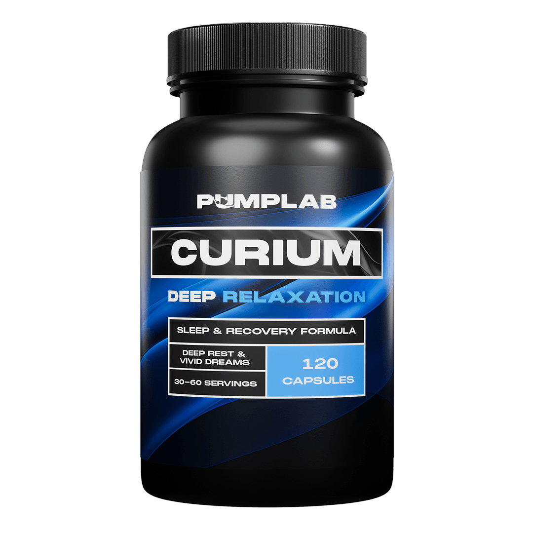 PumpLab CURIUM bottle, sleep and recovery formula, 120 capsules