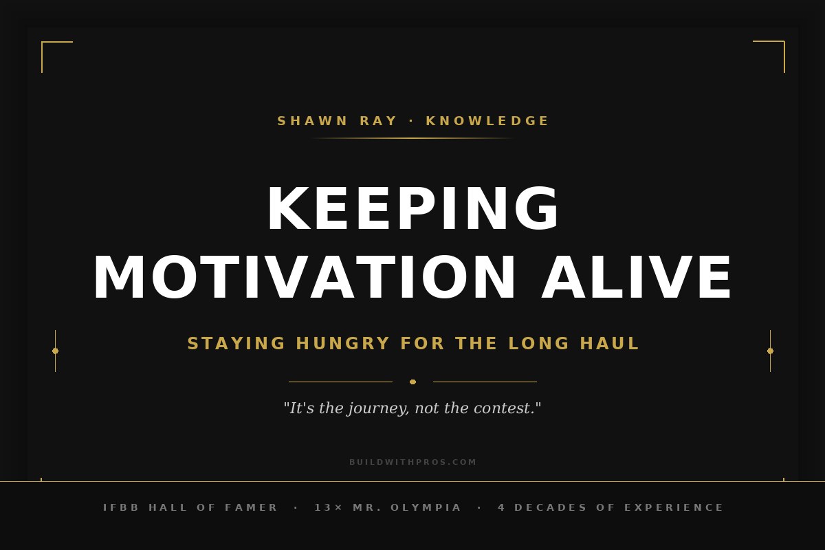 Keeping Motivation Alive: How to Stay Hungry in Bodybuilding