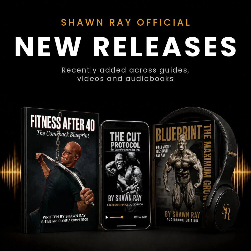 New Releases — The Latest Bodybuilding Guides and Audiobooks from Shawn Ray