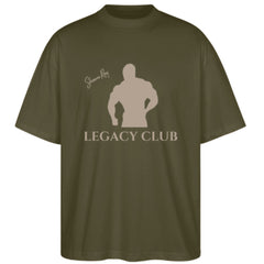 Legacy Club khaki t-shirt front view