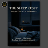 Audiobook cover for The Sleep Reset by Shawn Ray, better sleep for recovery and growth