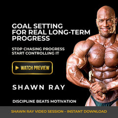 Shawn Ray bodybuilding goal setting video preview
