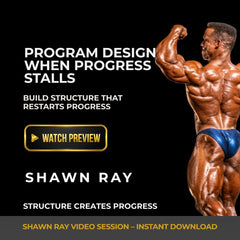 Shawn Ray bodybuilding program design video preview