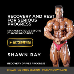 Shawn Ray bodybuilding rest and recovery video course thumbnail