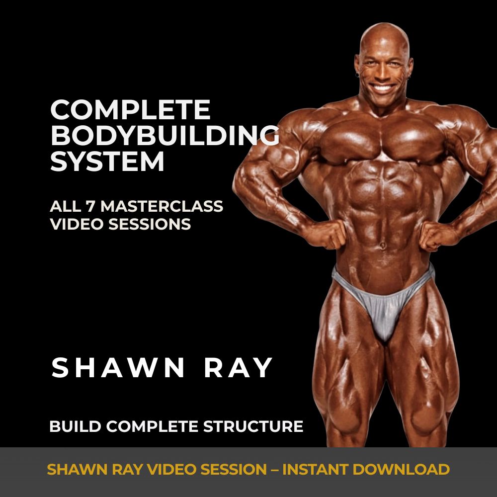 Shawn Ray 7-video bodybuilding bundle complete muscle mastery series
